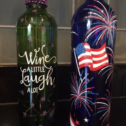 4th of july and wine a little
